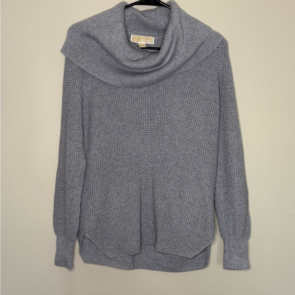 MICHAEL Michael Kors Cowl Neck Gray Sweater